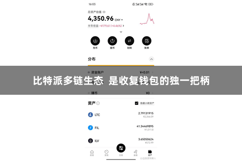 比特派多链生态  是收复钱包的独一把柄